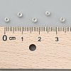 PVD Vacuum Plating Brass Round Spacer Beads X-KK-I601-3mm-S-RS-4