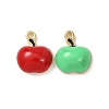Fruit Alloy Enamel Pendants ENAM-F161-01A-1