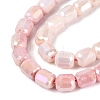 Anti-Tarnish Electroplate Glass Beads Strands EGLA-N027-03A-07-3
