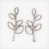 Tibetan Style Alloy Pendants TIBEP-A12-3860-AS-FF-1