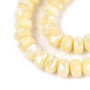 Anti-Tarnish Electroplate Glass Beads Strands GLAA-T025-8mm-11J-3