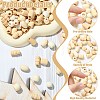 700 Pcs 7 Styles Unfinished Wood Beads WOOD-CJ0002-65-3