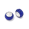 Alloy Rhinestone Clay Pave Beads ALRI-D300-03-2