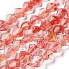 Inner Flower Handmade Lampwork Beads Strands LA-CBA3F7A-02D-1