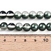 Baking Paint Transparent Glass Beads X1-DGLA-N011-8mm-07-4