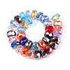 Electroplate Transparent Glass Beads Strands EGLA-N022-04A-D01-2