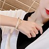 Golden Brass Cuff Bangles for Women WG6F97B-04-2