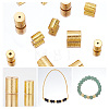   12Pcs 2 Style Brass Drawbench Beads KK-PH0005-14-4