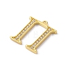Rack Plating Brass Micro Pave Cubic Zirconia Pendant KK-H449-76G-23-2