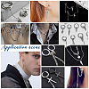 30Pcs 6 Styles 304 with 201 Stainless Steel Pendants FIND-UN0004-30-6