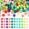 308Pcs 11 Colors Handmade Polymer Clay Beads Strands CLAY-CW0001-07-1