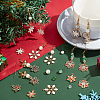 DIY Christmas Snowflake Earring Making Kit DIY-SC0022-84-4