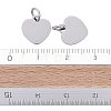 201 Stainless Steel Stamping Blank Tag Charms STAS-S105-T617-1-4