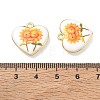 Printed Brass Pendants KK-CBAF9BC-02G-01-3
