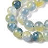 Dyed Natural White Jade Beads Strands G-T138-10mm-210-18-3