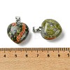 Natural Unakite Pendants G-F820-10A-27-3