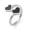 304 Stainless Steel Finger Ring RJEW-C086-18-P-1