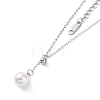 304 Stainless Steel Cable Chain Necklaces NJEW-G081-06P-1