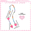 1Pc Alloy & Resin Heart Bag Charms FIND-UN0010-34A-3