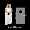 100Pcs Waterproof Plastic Newspaper Door Hanger Bags ABAG-WH0044-97-2