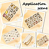 12 Grids Rectangle Wood Covered with Velvet Jewelry Trinket Display Trays AJEW-WH20054-062F-01-7