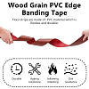 Wood Grain PVC Edge Banding Tape DIY-WH0591-570A-4