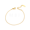 304 Stainless Steel Ball Chain Bracelets STAS-OY012-98G-1