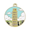 Alloy Enamel Pendants FIND-E054-06D-1