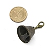 Iron Bell Pendant Decorations HJEW-JM02425-3