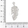 Hollow 304 Stainless Steel Pendants STAS-Z194-03P-02-3