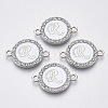 Alloy Enamel Links Connectors ENAM-TAC0003-01S-04R-1