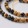 Natural Tiger Eye Beads Strands G-G898-6mm-3