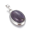 Natural Amethyst Pendants G-L512-D09-2