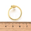 Brass Cuff Rings for Women RJEW-U044-F-5