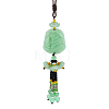 Glass Pendant Decorations HJEW-WH0063-083B-1