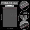 1000Pcs Plastic Resealable Packaging Bags OPP-PH0001-38-2