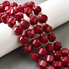 Natural Quartz Dyed Beads Strands G-U023-A02-07-1
