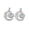 Natural Aquamarine Pendants KK-A173-04P-04-3
