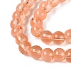 Acrylic Imitation Cat Eye Beads Strands OACR-Q197-01A-14-3