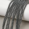 Natural Black Stone Beads Strands GG-CBA0389-A07-3mm-1