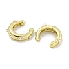 Ring Rack Plating Brass Cuff Earrings EJEW-E312-06G-2