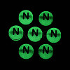 Luminous Frosted Acrylic Beads FACR-T008-02N-3