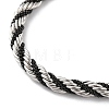 304 Stainless Steel Rope Chain Bracelets for Women BJEW-G712-14A-PEB-2