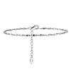 925 Sterling Silver Singapore Chains Necklaces for Women STER-H108-02G-4
