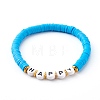 Handmade Polymer Clay Heishi Beads Stretch Bracelets Sets BJEW-SZ0001-59-2