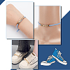 14pcs 7 style Constellations Theme 201 Stainless Steel Shoe Lace Decorations AJEW-PH0011-22-4