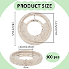 Wheat Straw Mushroom Hole Loose Leaf Ring Round Binder Discs FIND-WH0366-315B-2