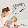 Brass Micro Pave Cubic Zirconia Finger Rings for Women FS-WG11F27-02-1
