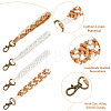 4Pcs 4 Style Cotton Linen Handmade Braided Wrist Lanyard Pendant Decorations KEYC-FH0001-35-4
