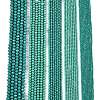 Electroplate Opaque Solid Color Glass Beads Strands EGLA-A044-P6mm-L31-2